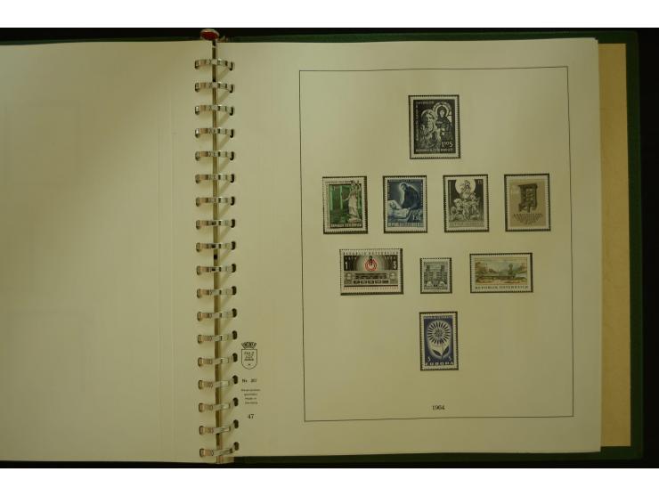 1864/1996, postfrische und ungebrauchte Sammlung mit u.a. Mi.-Nr. 161-78, 498-511, 518-23, 530-43, 551-54, 556, 772-75B, V-VI