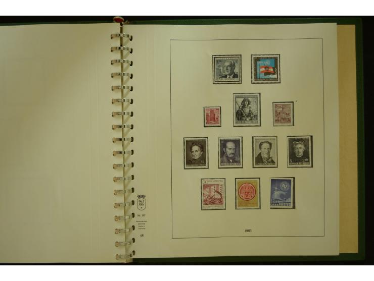 1864/1996, postfrische und ungebrauchte Sammlung mit u.a. Mi.-Nr. 161-78, 498-511, 518-23, 530-43, 551-54, 556, 772-75B, V-VI