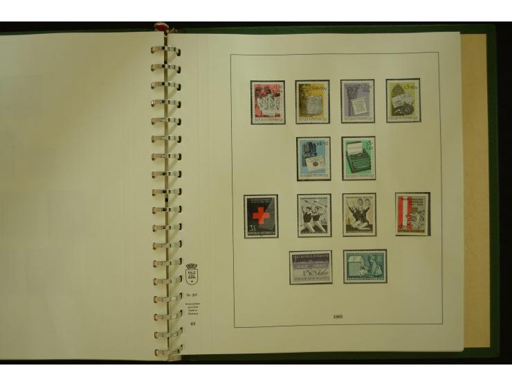 1864/1996, postfrische und ungebrauchte Sammlung mit u.a. Mi.-Nr. 161-78, 498-511, 518-23, 530-43, 551-54, 556, 772-75B, V-VI