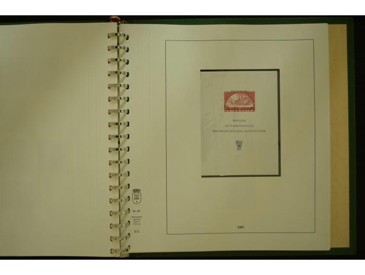 1864/1996, postfrische und ungebrauchte Sammlung mit u.a. Mi.-Nr. 161-78, 498-511, 518-23, 530-43, 551-54, 556, 772-75B, V-VI