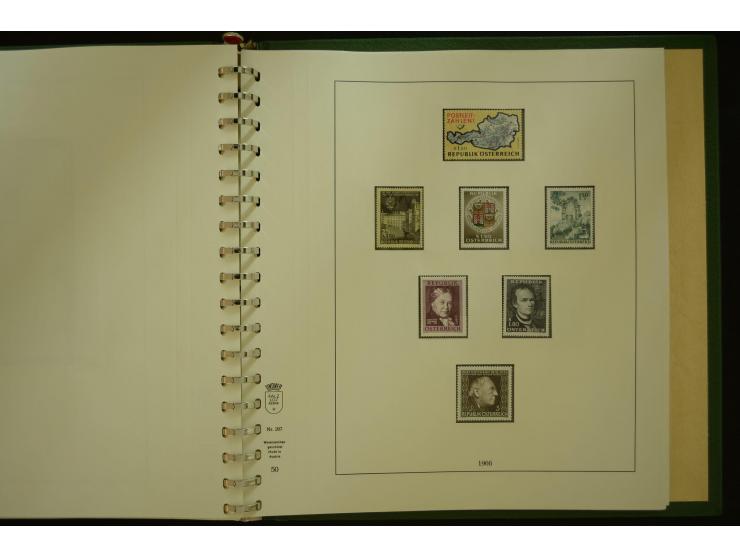 1864/1996, postfrische und ungebrauchte Sammlung mit u.a. Mi.-Nr. 161-78, 498-511, 518-23, 530-43, 551-54, 556, 772-75B, V-VI