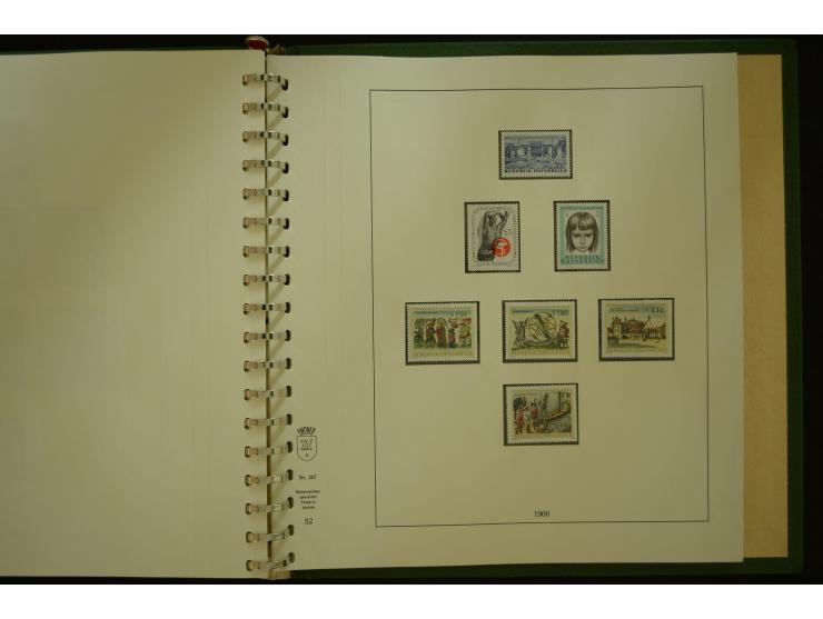 1864/1996, postfrische und ungebrauchte Sammlung mit u.a. Mi.-Nr. 161-78, 498-511, 518-23, 530-43, 551-54, 556, 772-75B, V-VI
