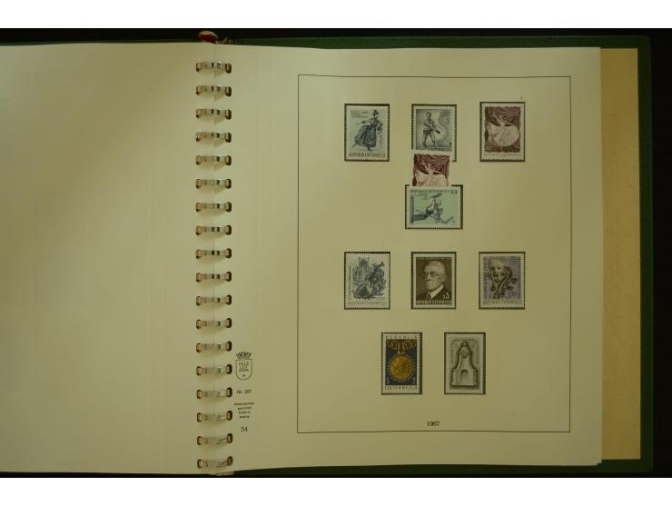 1864/1996, postfrische und ungebrauchte Sammlung mit u.a. Mi.-Nr. 161-78, 498-511, 518-23, 530-43, 551-54, 556, 772-75B, V-VI