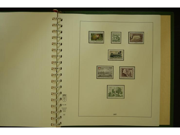 1864/1996, postfrische und ungebrauchte Sammlung mit u.a. Mi.-Nr. 161-78, 498-511, 518-23, 530-43, 551-54, 556, 772-75B, V-VI