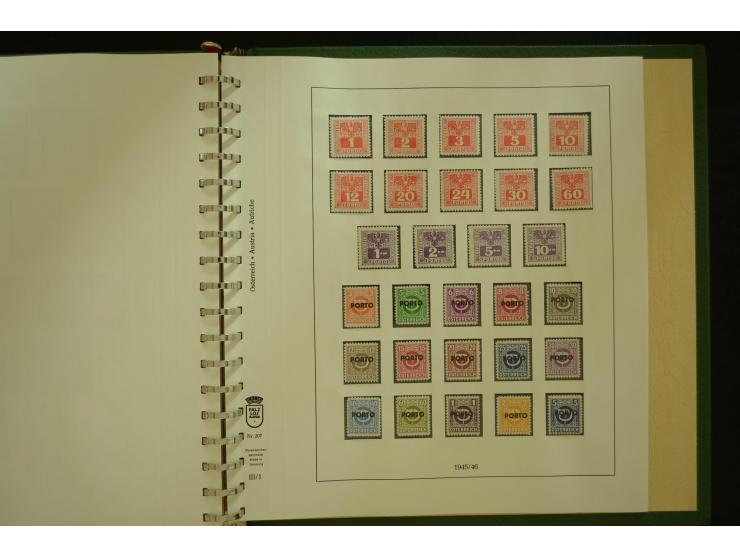 1864/1996, postfrische und ungebrauchte Sammlung mit u.a. Mi.-Nr. 161-78, 498-511, 518-23, 530-43, 551-54, 556, 772-75B, V-VI