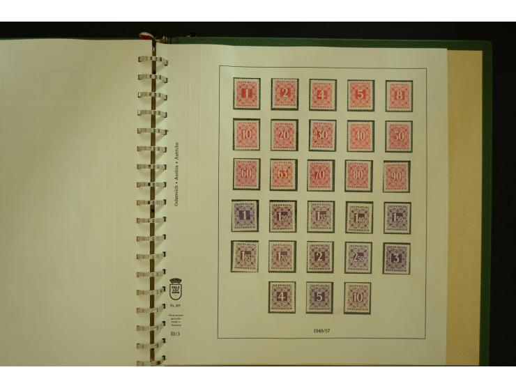 1864/1996, postfrische und ungebrauchte Sammlung mit u.a. Mi.-Nr. 161-78, 498-511, 518-23, 530-43, 551-54, 556, 772-75B, V-VI