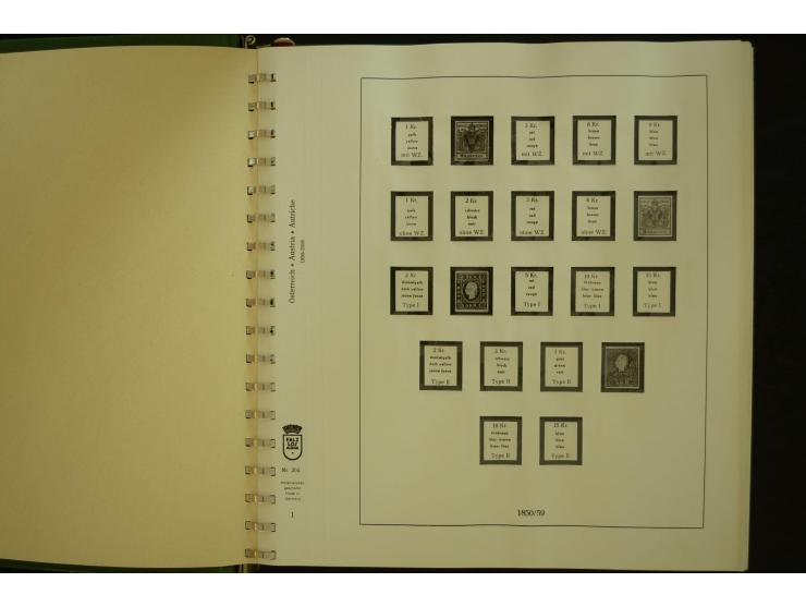 1864/1996, postfrische und ungebrauchte Sammlung mit u.a. Mi.-Nr. 161-78, 498-511, 518-23, 530-43, 551-54, 556, 772-75B, V-VI