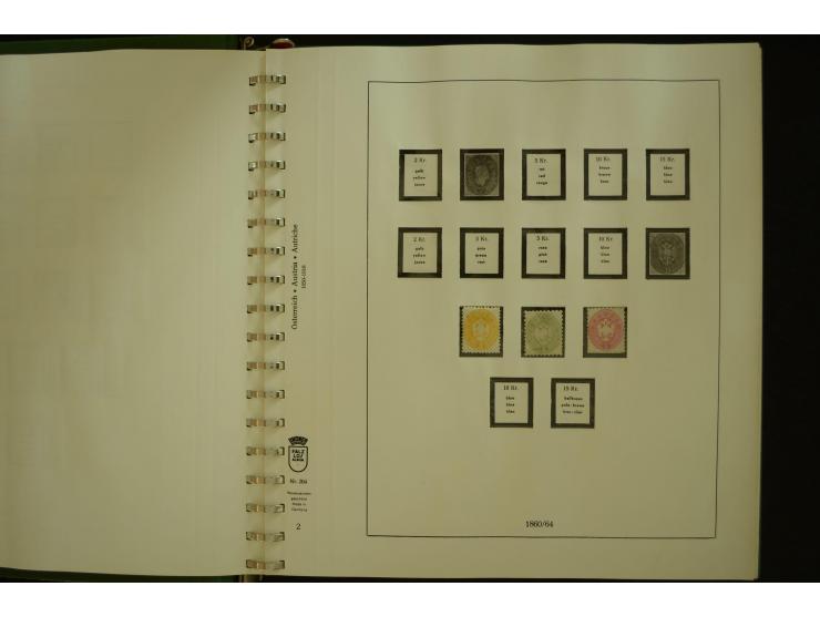 1864/1996, postfrische und ungebrauchte Sammlung mit u.a. Mi.-Nr. 161-78, 498-511, 518-23, 530-43, 551-54, 556, 772-75B, V-VI