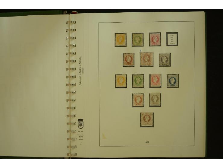 1864/1996, postfrische und ungebrauchte Sammlung mit u.a. Mi.-Nr. 161-78, 498-511, 518-23, 530-43, 551-54, 556, 772-75B, V-VI