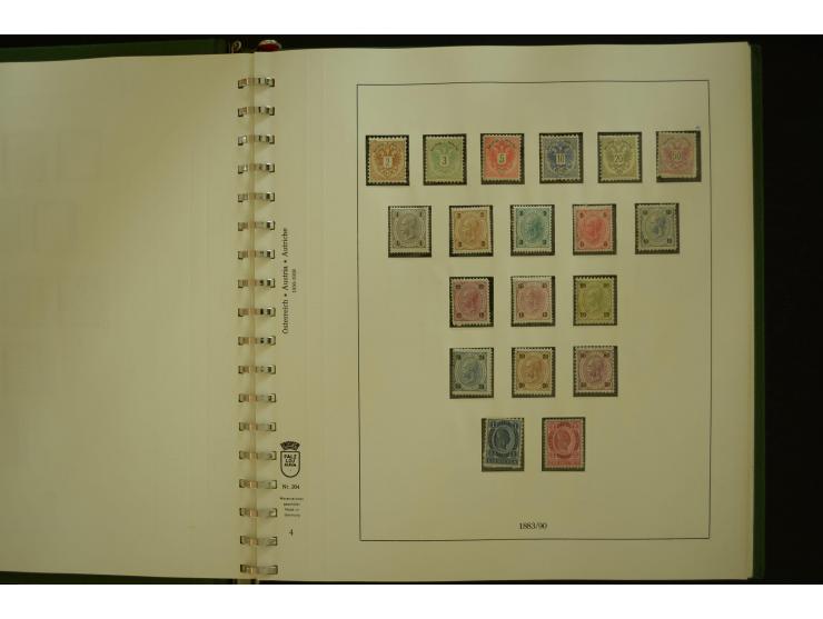 1864/1996, postfrische und ungebrauchte Sammlung mit u.a. Mi.-Nr. 161-78, 498-511, 518-23, 530-43, 551-54, 556, 772-75B, V-VI