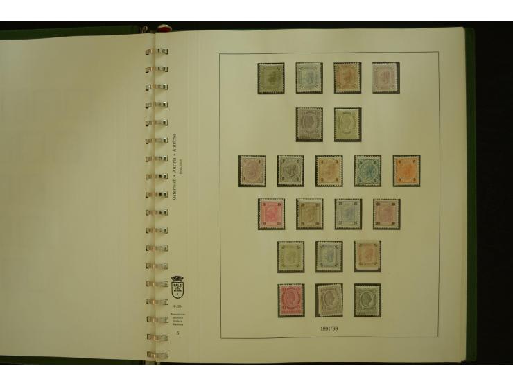 1864/1996, postfrische und ungebrauchte Sammlung mit u.a. Mi.-Nr. 161-78, 498-511, 518-23, 530-43, 551-54, 556, 772-75B, V-VI