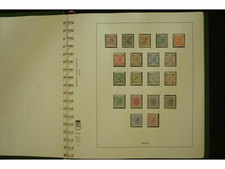 1864/1996, postfrische und ungebrauchte Sammlung mit u.a. Mi.-Nr. 161-78, 498-511, 518-23, 530-43, 551-54, 556, 772-75B, V-VI