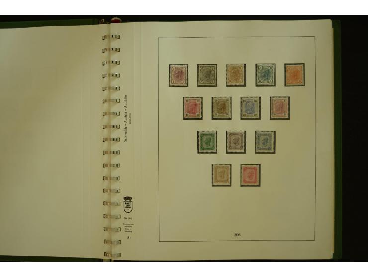 1864/1996, postfrische und ungebrauchte Sammlung mit u.a. Mi.-Nr. 161-78, 498-511, 518-23, 530-43, 551-54, 556, 772-75B, V-VI
