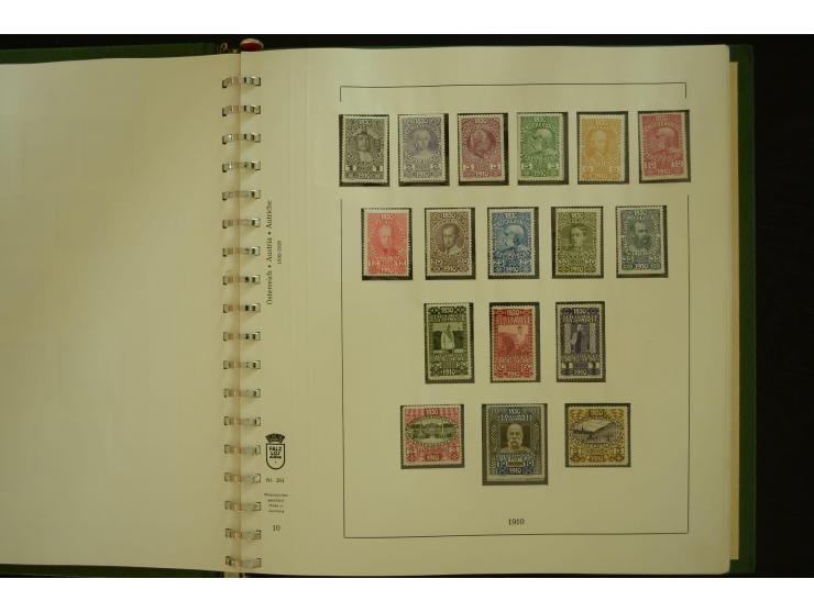 1864/1996, postfrische und ungebrauchte Sammlung mit u.a. Mi.-Nr. 161-78, 498-511, 518-23, 530-43, 551-54, 556, 772-75B, V-VI