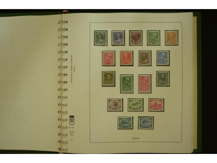 1864/1996, postfrische und ungebrauchte Sammlung mit u.a. Mi.-Nr. 161-78, 498-511, 518-23, 530-43, 551-54, 556, 772-75B, V-VI