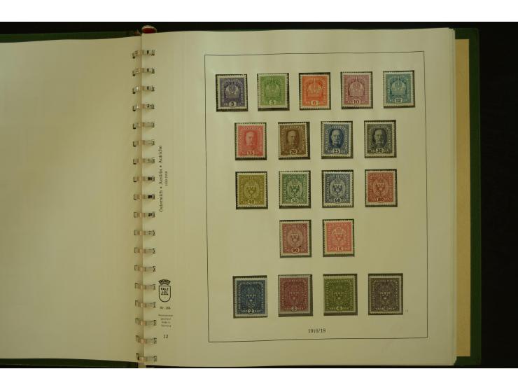 1864/1996, postfrische und ungebrauchte Sammlung mit u.a. Mi.-Nr. 161-78, 498-511, 518-23, 530-43, 551-54, 556, 772-75B, V-VI