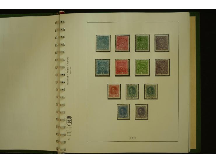 1864/1996, postfrische und ungebrauchte Sammlung mit u.a. Mi.-Nr. 161-78, 498-511, 518-23, 530-43, 551-54, 556, 772-75B, V-VI