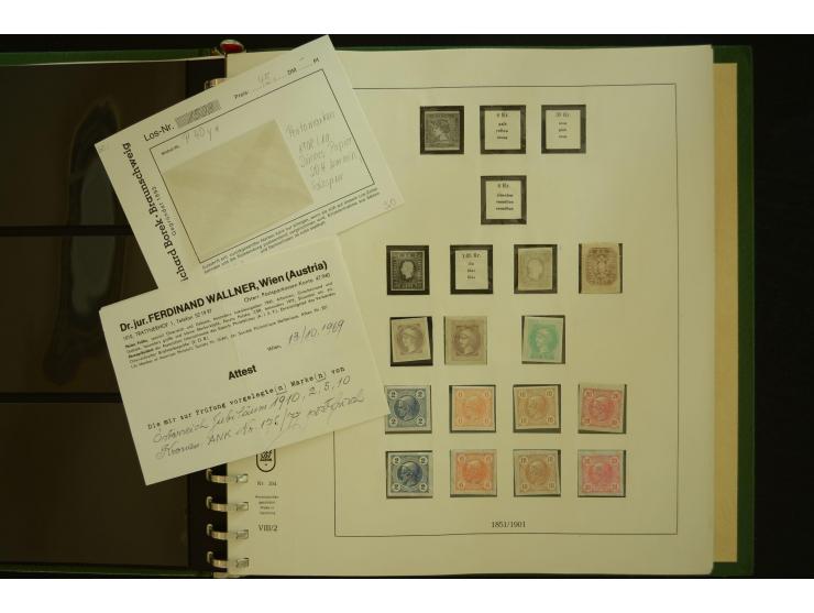 1864/1996, postfrische und ungebrauchte Sammlung mit u.a. Mi.-Nr. 161-78, 498-511, 518-23, 530-43, 551-54, 556, 772-75B, V-VI
