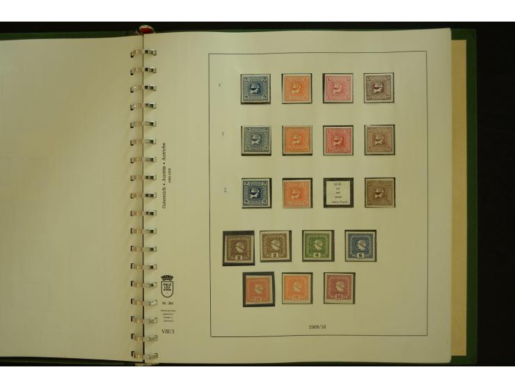 1864/1996, postfrische und ungebrauchte Sammlung mit u.a. Mi.-Nr. 161-78, 498-511, 518-23, 530-43, 551-54, 556, 772-75B, V-VI