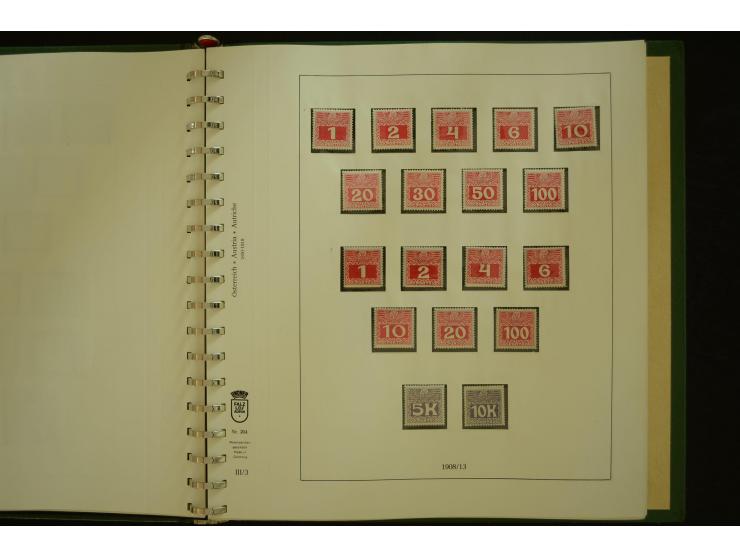 1864/1996, postfrische und ungebrauchte Sammlung mit u.a. Mi.-Nr. 161-78, 498-511, 518-23, 530-43, 551-54, 556, 772-75B, V-VI