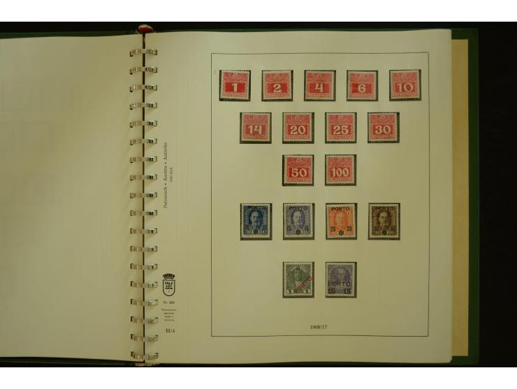 1864/1996, postfrische und ungebrauchte Sammlung mit u.a. Mi.-Nr. 161-78, 498-511, 518-23, 530-43, 551-54, 556, 772-75B, V-VI