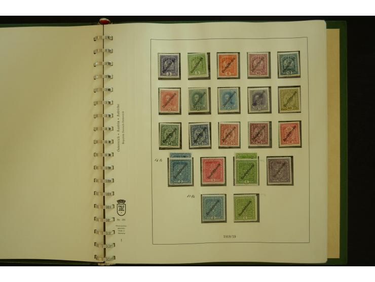 1864/1996, postfrische und ungebrauchte Sammlung mit u.a. Mi.-Nr. 161-78, 498-511, 518-23, 530-43, 551-54, 556, 772-75B, V-VI