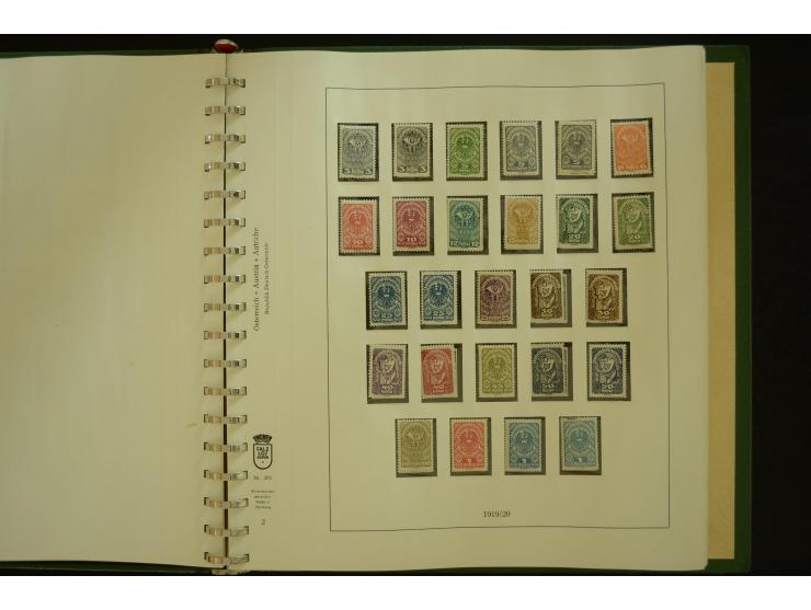 1864/1996, postfrische und ungebrauchte Sammlung mit u.a. Mi.-Nr. 161-78, 498-511, 518-23, 530-43, 551-54, 556, 772-75B, V-VI