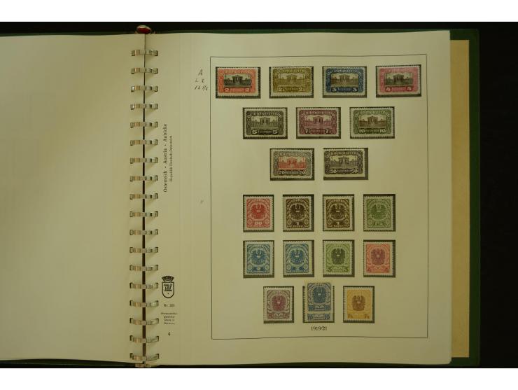 1864/1996, postfrische und ungebrauchte Sammlung mit u.a. Mi.-Nr. 161-78, 498-511, 518-23, 530-43, 551-54, 556, 772-75B, V-VI