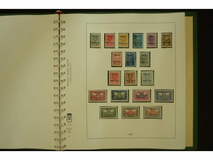 1864/1996, postfrische und ungebrauchte Sammlung mit u.a. Mi.-Nr. 161-78, 498-511, 518-23, 530-43, 551-54, 556, 772-75B, V-VI