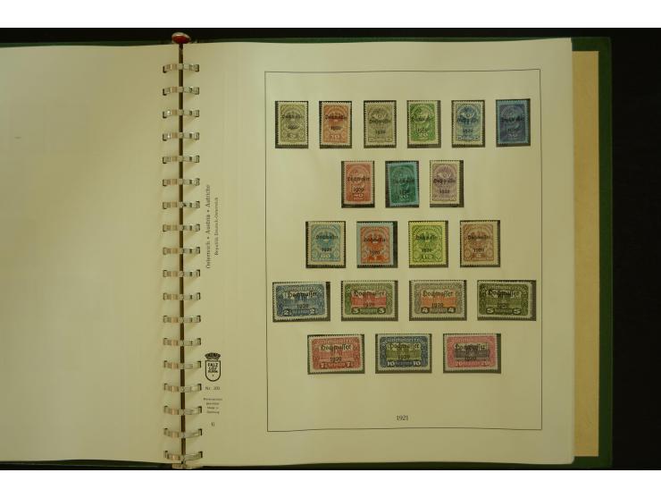 1864/1996, postfrische und ungebrauchte Sammlung mit u.a. Mi.-Nr. 161-78, 498-511, 518-23, 530-43, 551-54, 556, 772-75B, V-VI