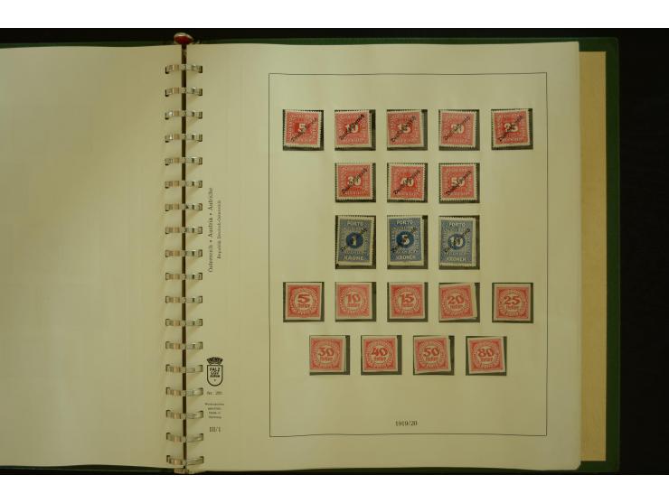 1864/1996, postfrische und ungebrauchte Sammlung mit u.a. Mi.-Nr. 161-78, 498-511, 518-23, 530-43, 551-54, 556, 772-75B, V-VI