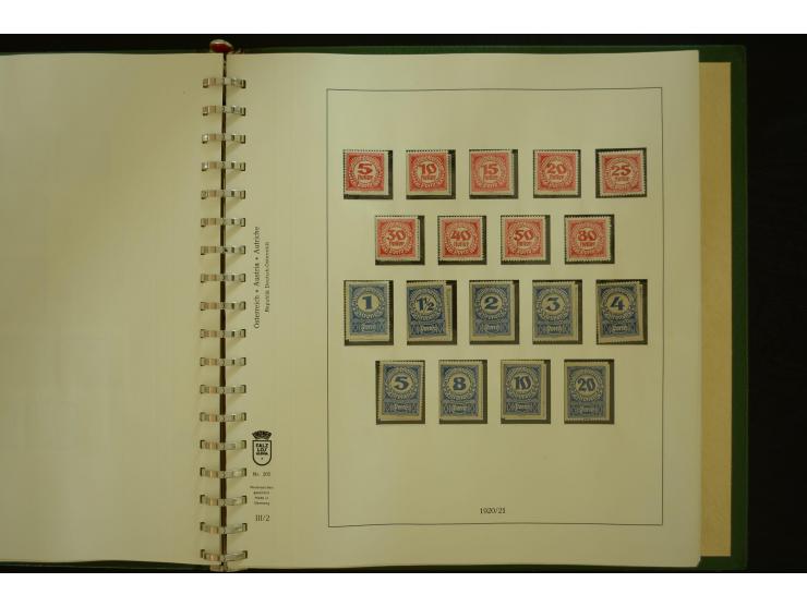 1864/1996, postfrische und ungebrauchte Sammlung mit u.a. Mi.-Nr. 161-78, 498-511, 518-23, 530-43, 551-54, 556, 772-75B, V-VI