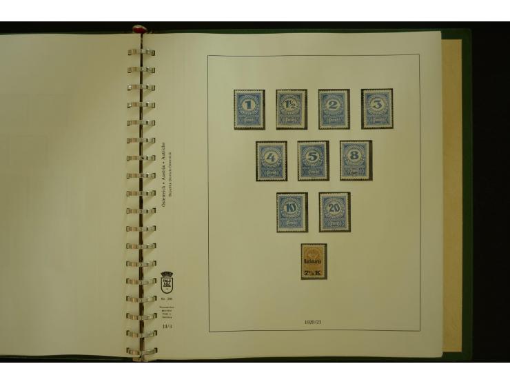 1864/1996, postfrische und ungebrauchte Sammlung mit u.a. Mi.-Nr. 161-78, 498-511, 518-23, 530-43, 551-54, 556, 772-75B, V-VI