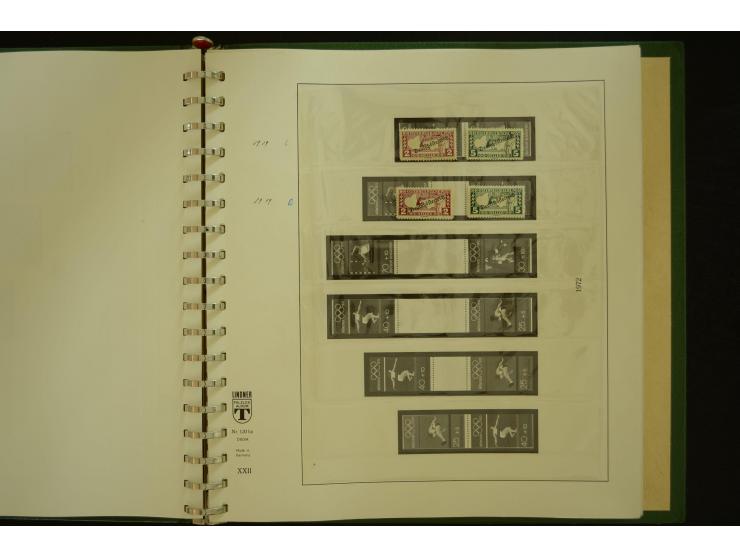 1864/1996, postfrische und ungebrauchte Sammlung mit u.a. Mi.-Nr. 161-78, 498-511, 518-23, 530-43, 551-54, 556, 772-75B, V-VI