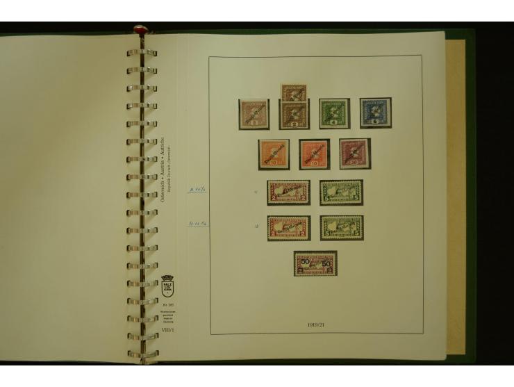 1864/1996, postfrische und ungebrauchte Sammlung mit u.a. Mi.-Nr. 161-78, 498-511, 518-23, 530-43, 551-54, 556, 772-75B, V-VI