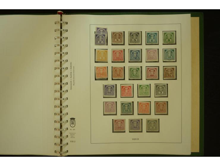 1864/1996, postfrische und ungebrauchte Sammlung mit u.a. Mi.-Nr. 161-78, 498-511, 518-23, 530-43, 551-54, 556, 772-75B, V-VI