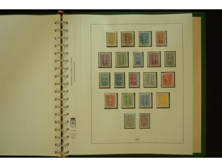 1864/1996, postfrische und ungebrauchte Sammlung mit u.a. Mi.-Nr. 161-78, 498-511, 518-23, 530-43, 551-54, 556, 772-75B, V-VI