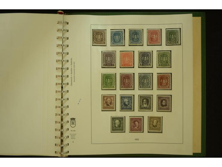 1864/1996, postfrische und ungebrauchte Sammlung mit u.a. Mi.-Nr. 161-78, 498-511, 518-23, 530-43, 551-54, 556, 772-75B, V-VI