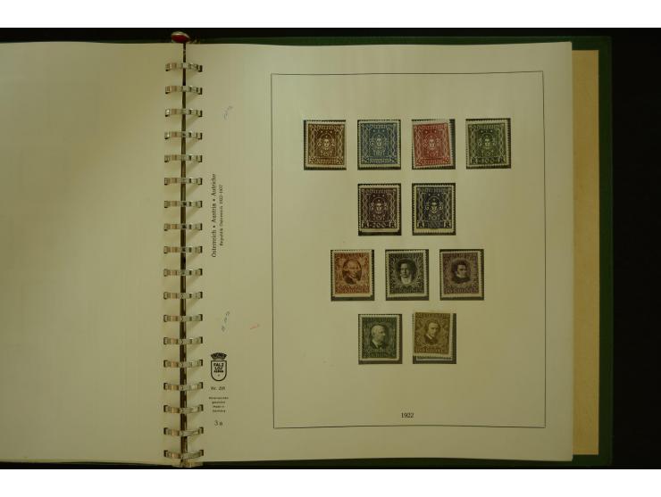 1864/1996, postfrische und ungebrauchte Sammlung mit u.a. Mi.-Nr. 161-78, 498-511, 518-23, 530-43, 551-54, 556, 772-75B, V-VI