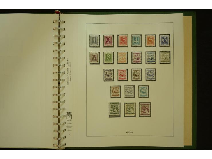 1864/1996, postfrische und ungebrauchte Sammlung mit u.a. Mi.-Nr. 161-78, 498-511, 518-23, 530-43, 551-54, 556, 772-75B, V-VI