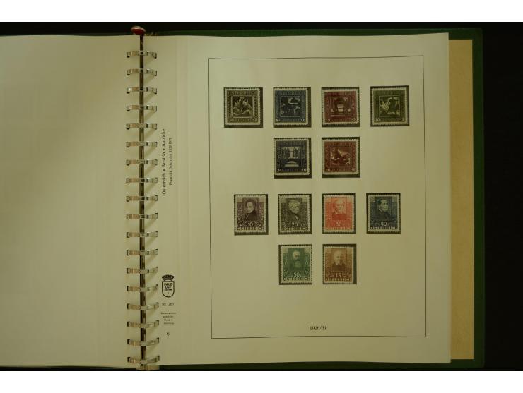 1864/1996, postfrische und ungebrauchte Sammlung mit u.a. Mi.-Nr. 161-78, 498-511, 518-23, 530-43, 551-54, 556, 772-75B, V-VI