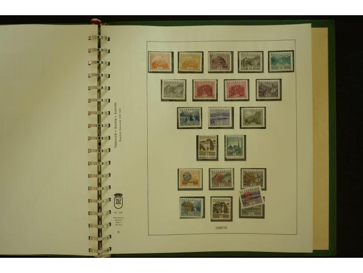 1864/1996, postfrische und ungebrauchte Sammlung mit u.a. Mi.-Nr. 161-78, 498-511, 518-23, 530-43, 551-54, 556, 772-75B, V-VI