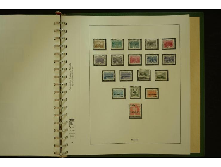 1864/1996, postfrische und ungebrauchte Sammlung mit u.a. Mi.-Nr. 161-78, 498-511, 518-23, 530-43, 551-54, 556, 772-75B, V-VI
