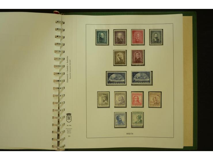 1864/1996, postfrische und ungebrauchte Sammlung mit u.a. Mi.-Nr. 161-78, 498-511, 518-23, 530-43, 551-54, 556, 772-75B, V-VI