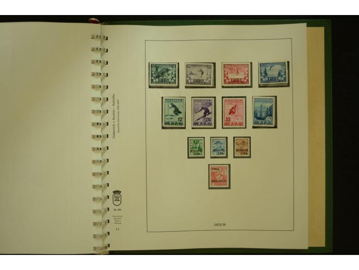 1864/1996, postfrische und ungebrauchte Sammlung mit u.a. Mi.-Nr. 161-78, 498-511, 518-23, 530-43, 551-54, 556, 772-75B, V-VI