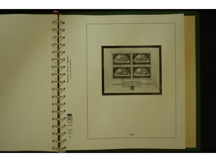 1864/1996, postfrische und ungebrauchte Sammlung mit u.a. Mi.-Nr. 161-78, 498-511, 518-23, 530-43, 551-54, 556, 772-75B, V-VI