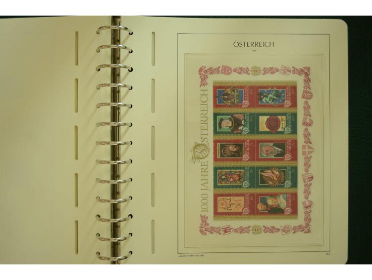 1864/1996, postfrische und ungebrauchte Sammlung mit u.a. Mi.-Nr. 161-78, 498-511, 518-23, 530-43, 551-54, 556, 772-75B, V-VI