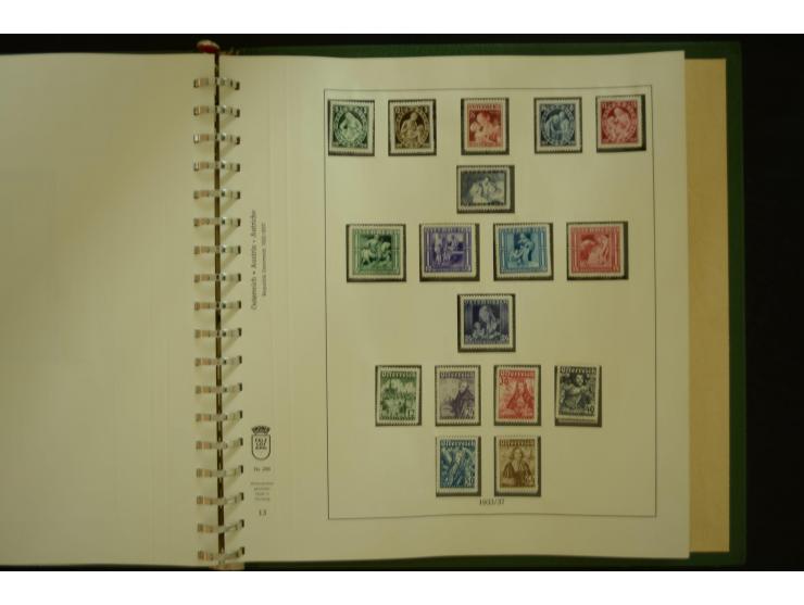 1864/1996, postfrische und ungebrauchte Sammlung mit u.a. Mi.-Nr. 161-78, 498-511, 518-23, 530-43, 551-54, 556, 772-75B, V-VI