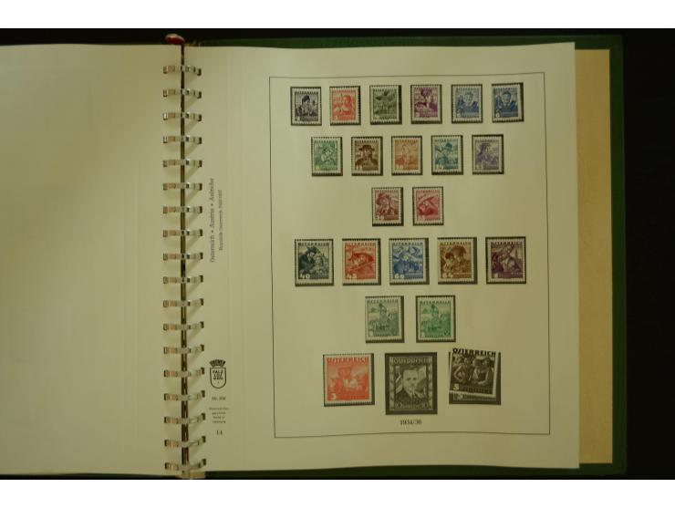 1864/1996, postfrische und ungebrauchte Sammlung mit u.a. Mi.-Nr. 161-78, 498-511, 518-23, 530-43, 551-54, 556, 772-75B, V-VI