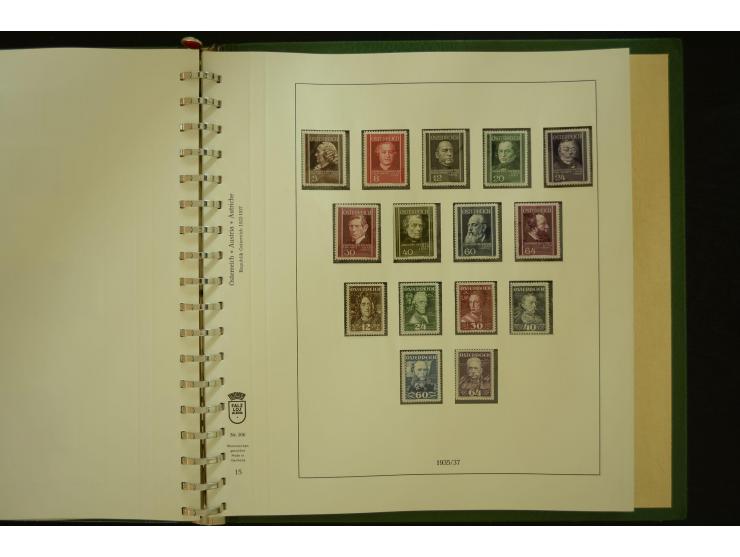 1864/1996, postfrische und ungebrauchte Sammlung mit u.a. Mi.-Nr. 161-78, 498-511, 518-23, 530-43, 551-54, 556, 772-75B, V-VI